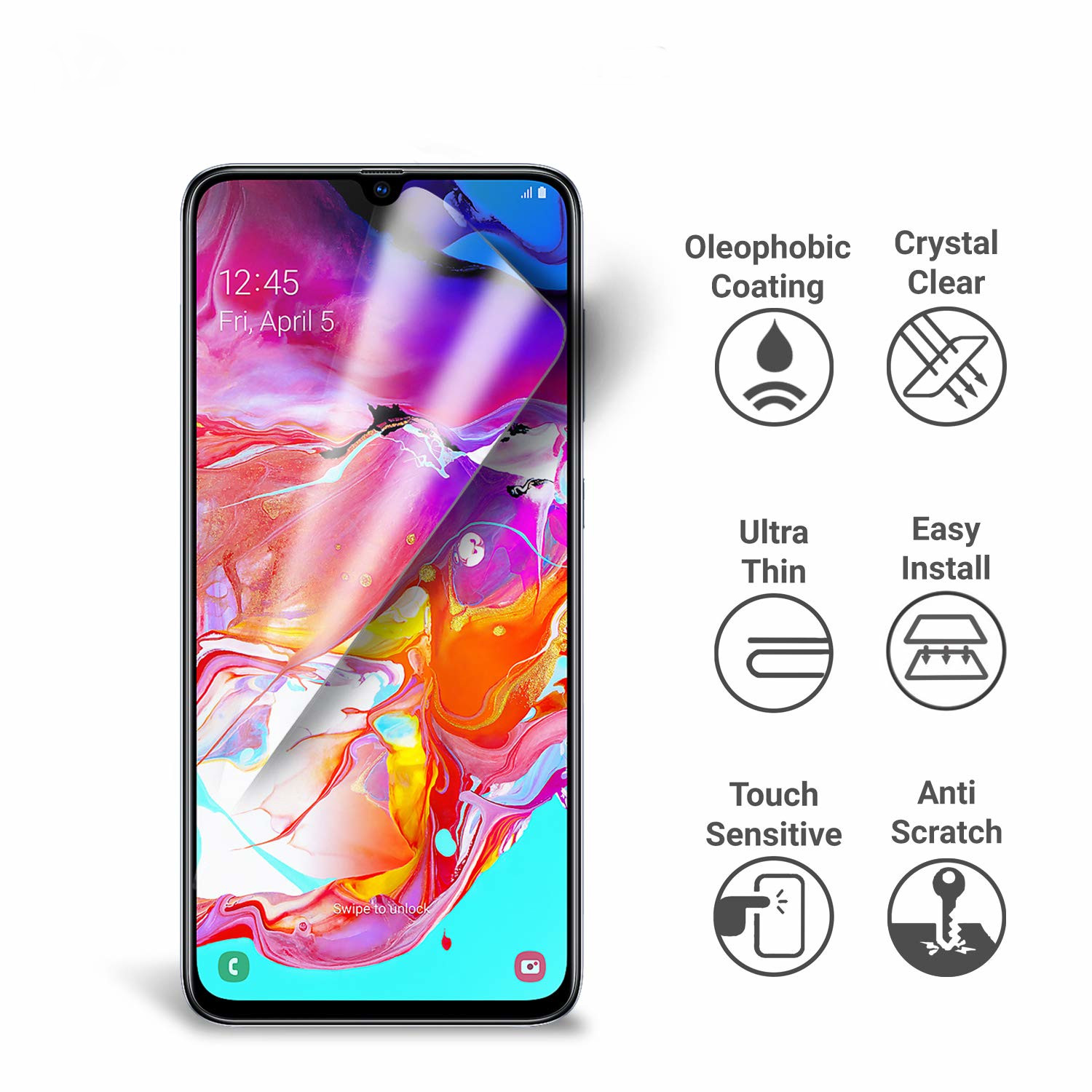 Bakeey-High-Definition-Anti-scratch-PET-Screen-Protector-for-Samsung-Galaxy-A70-2019-1496189-3